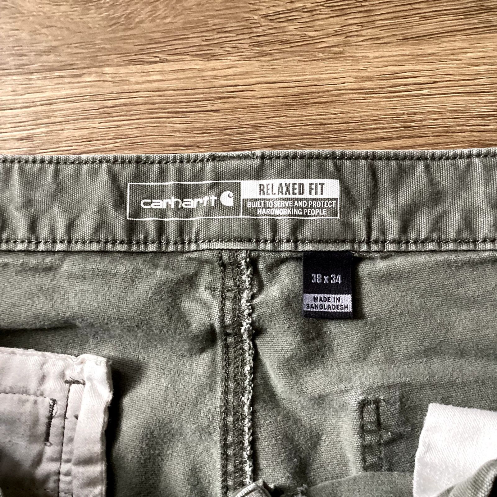 Carhartt Green Carhartt Double Knees 38 x 34 Size US 38 / EU 54 - 4 Thumbnail