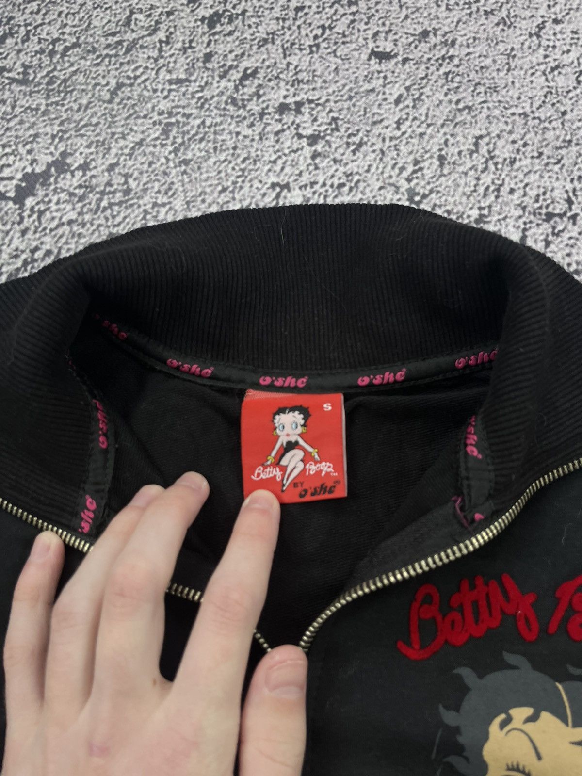 Japanese Brand Vintage Betty Boop Rhinestones Zip Up streetwear rare Size US M / EU 48-50 / 2 - 9 Thumbnail