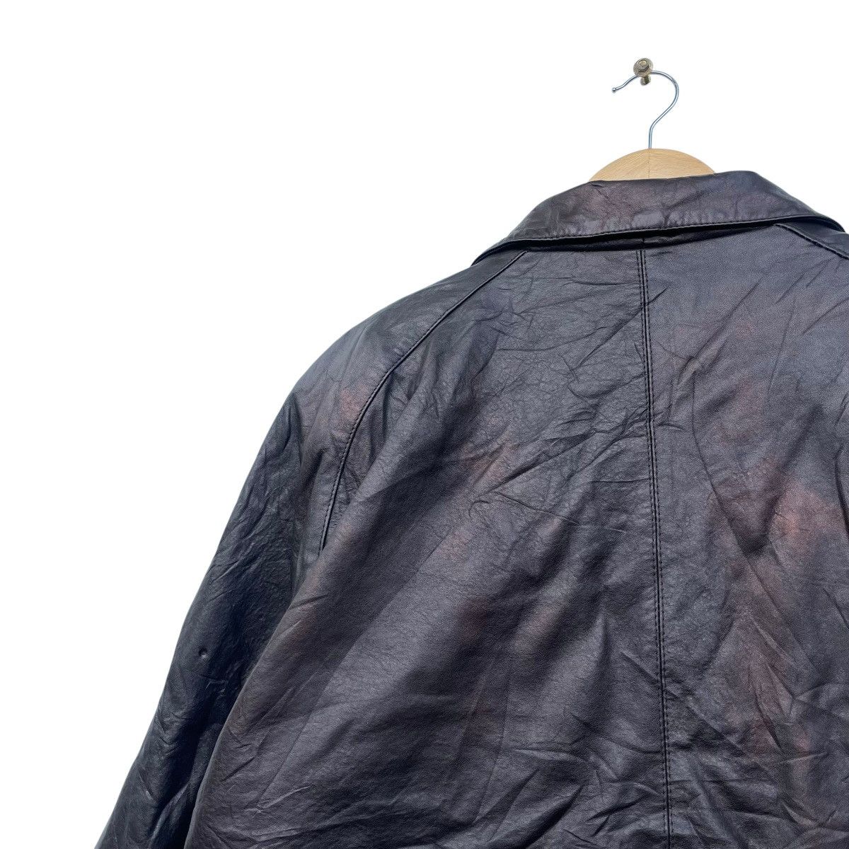 Genuine Leather 💥Vintage Houston Harajuku Mother Leather Double D Pocket Size US M / EU 48-50 / 2 - 7 Thumbnail