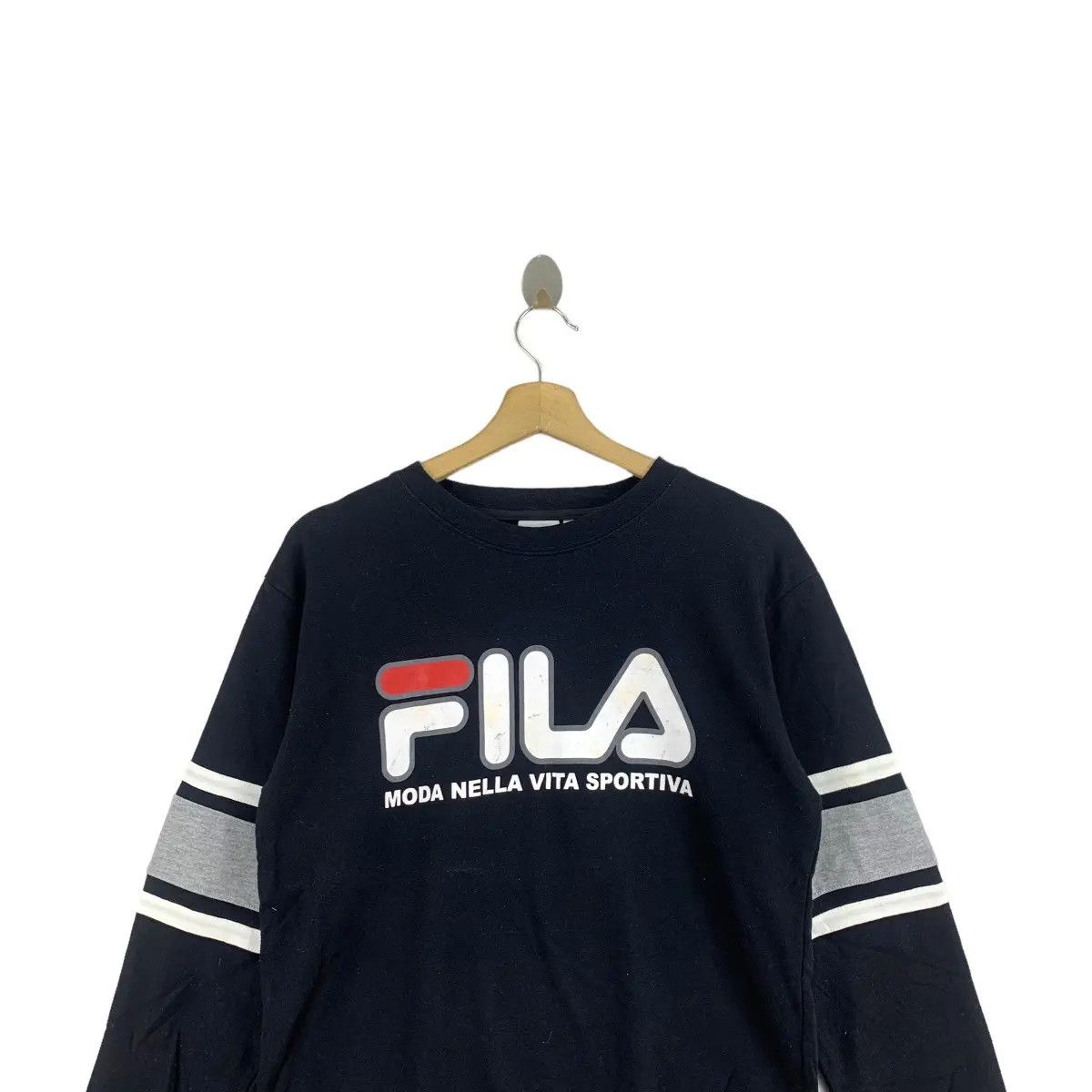 Fila Vintage FILA MODA NELLA Vita Sportiva Italia Sweatshirt Size M / US 6-8 / IT 42-44 - 3 Thumbnail