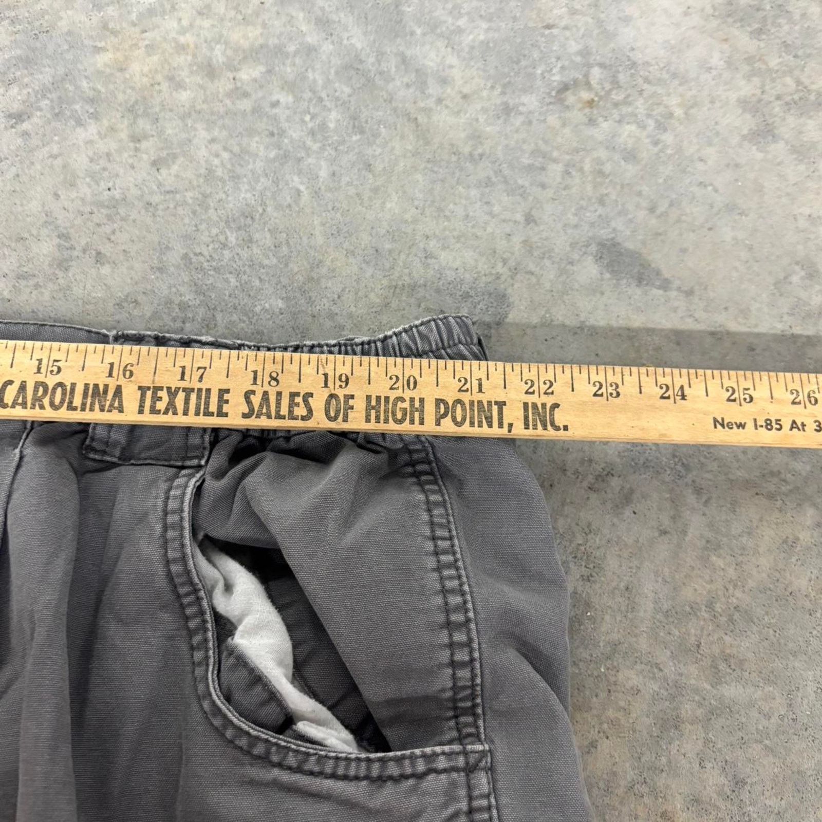 Vintage 90s Super Baggy Gray Cargo Pants Size US 42 / EU 58 - 4 Thumbnail