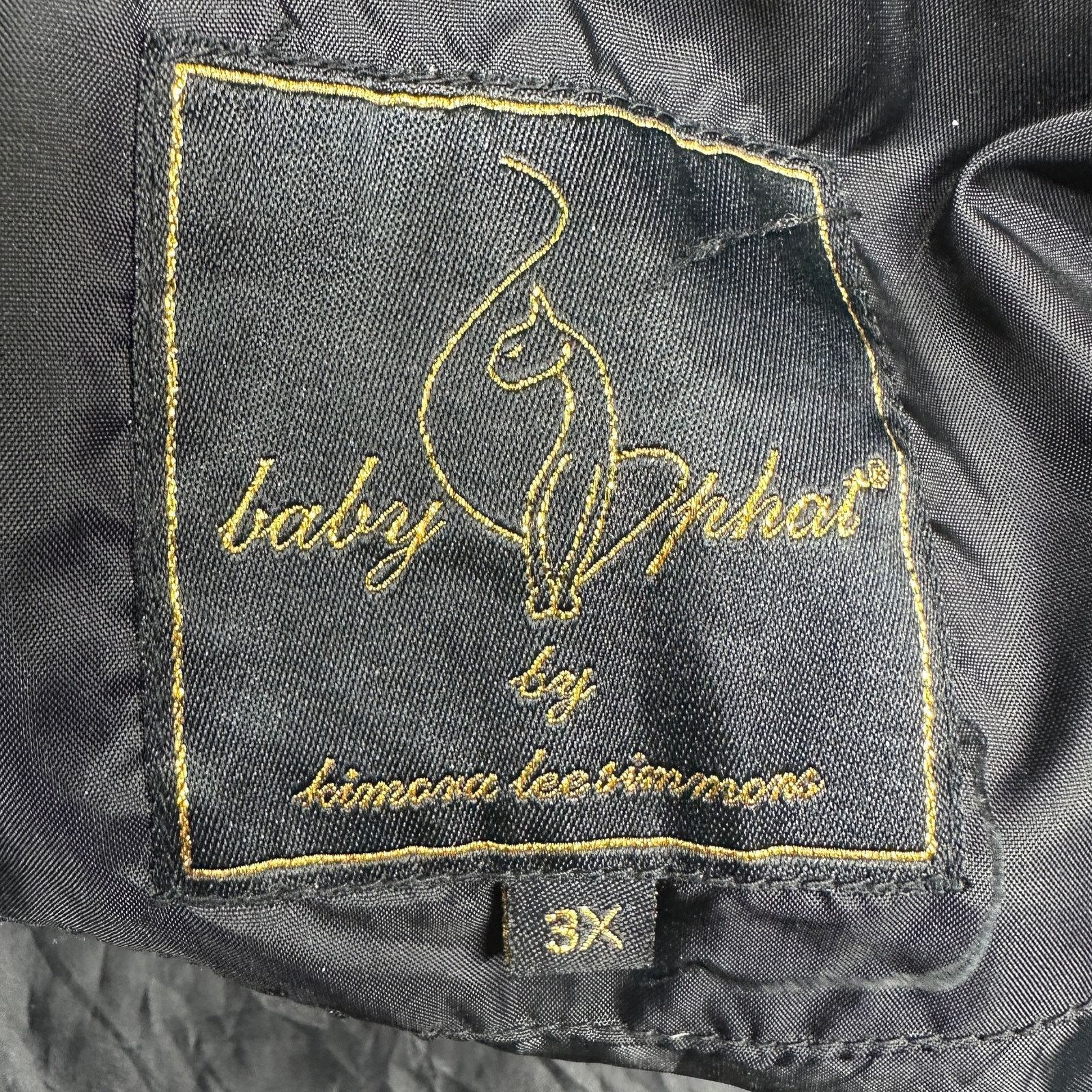 Other Vintage Baby Phat Puffer Bomber Jacket Women 3X Plus Faux Size 3XL / US 20-22 - 3 Thumbnail