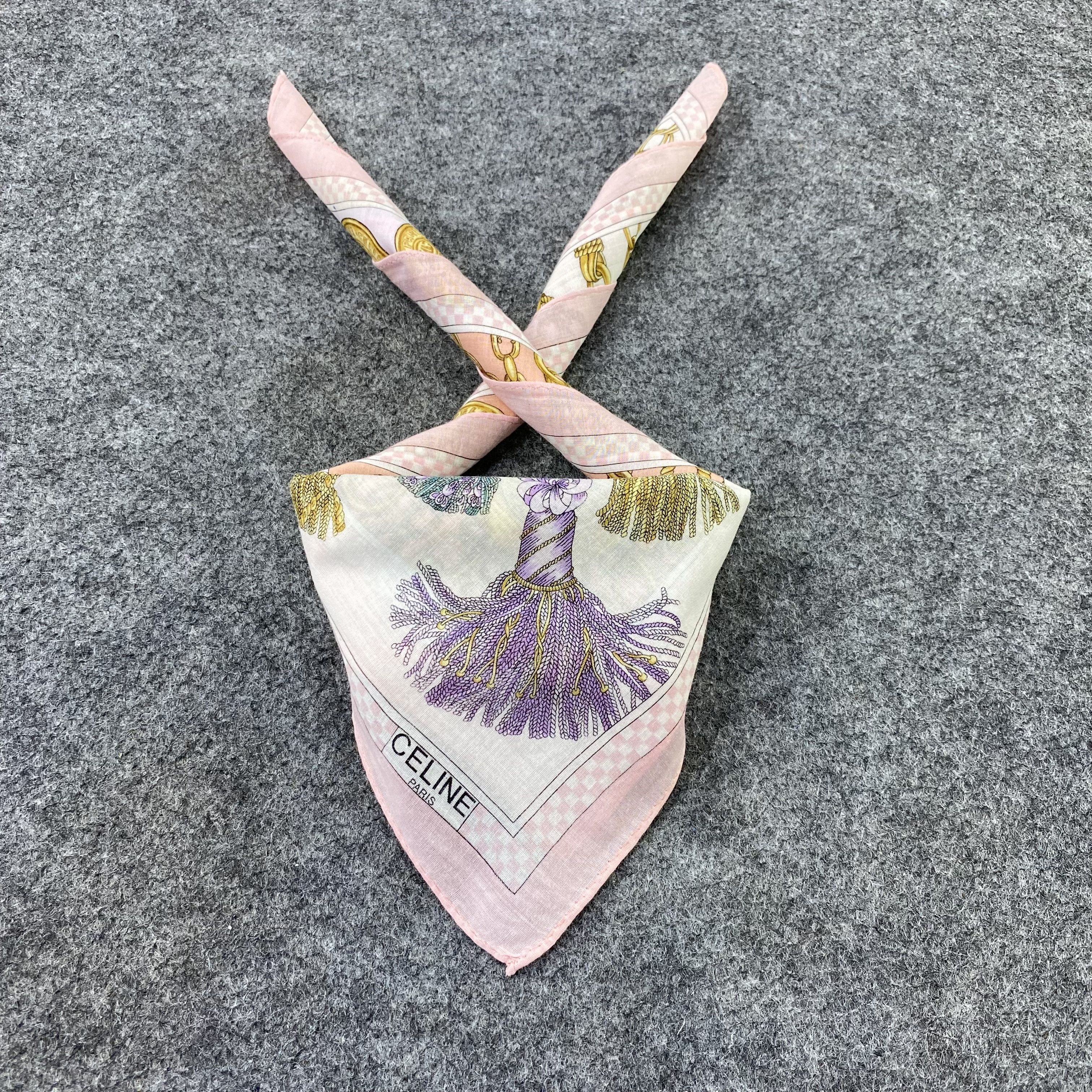 Celine Celine Handkerchief Neckerchief Bandana-B1869 Size ONE SIZE - 2 Thumbnail