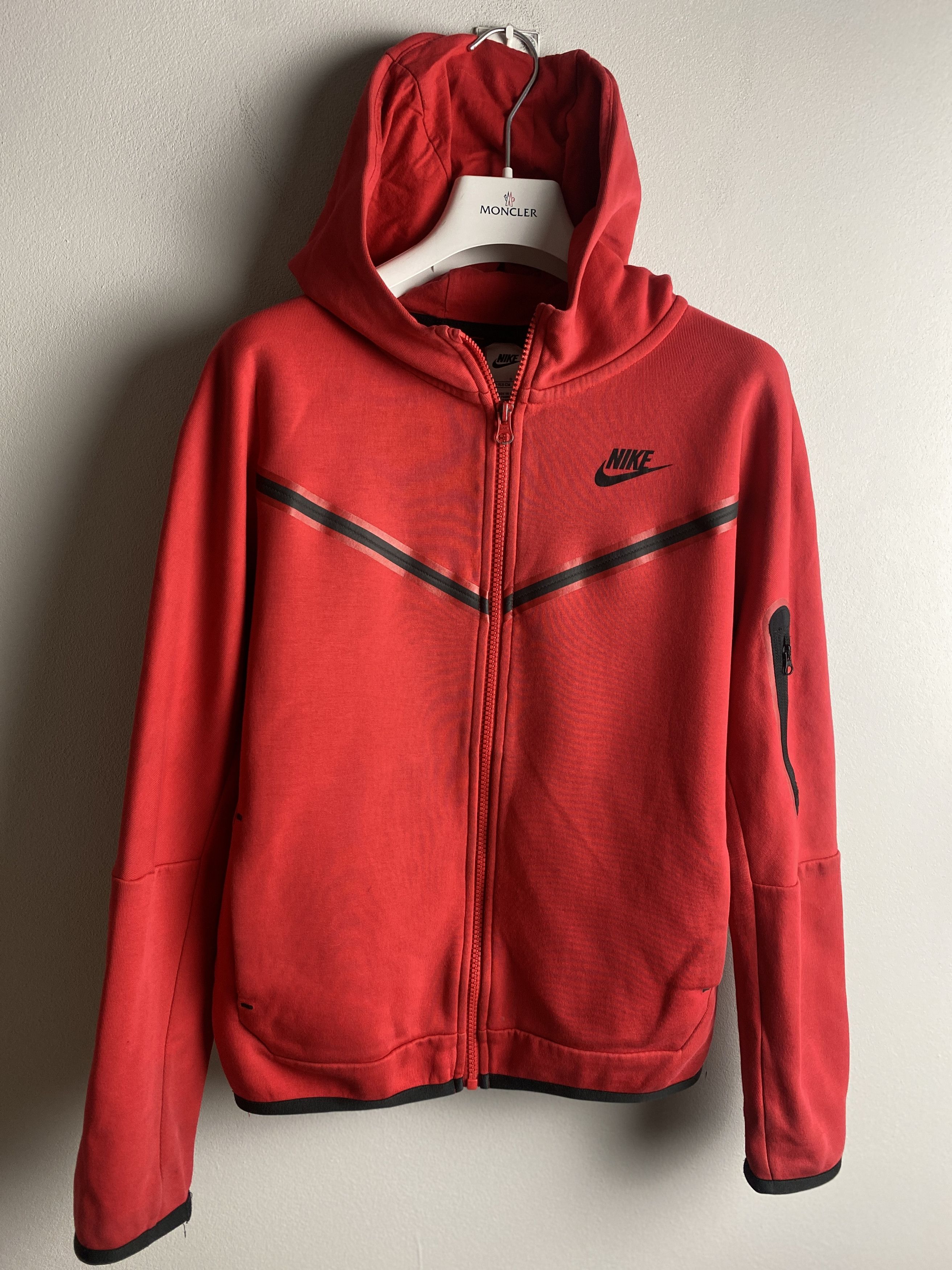 トップス NIKE STUSSY habanero red zip up hoodie Stussy x Nike Pigment Dyed Fleece Zip Hoodie (Asia Sizing