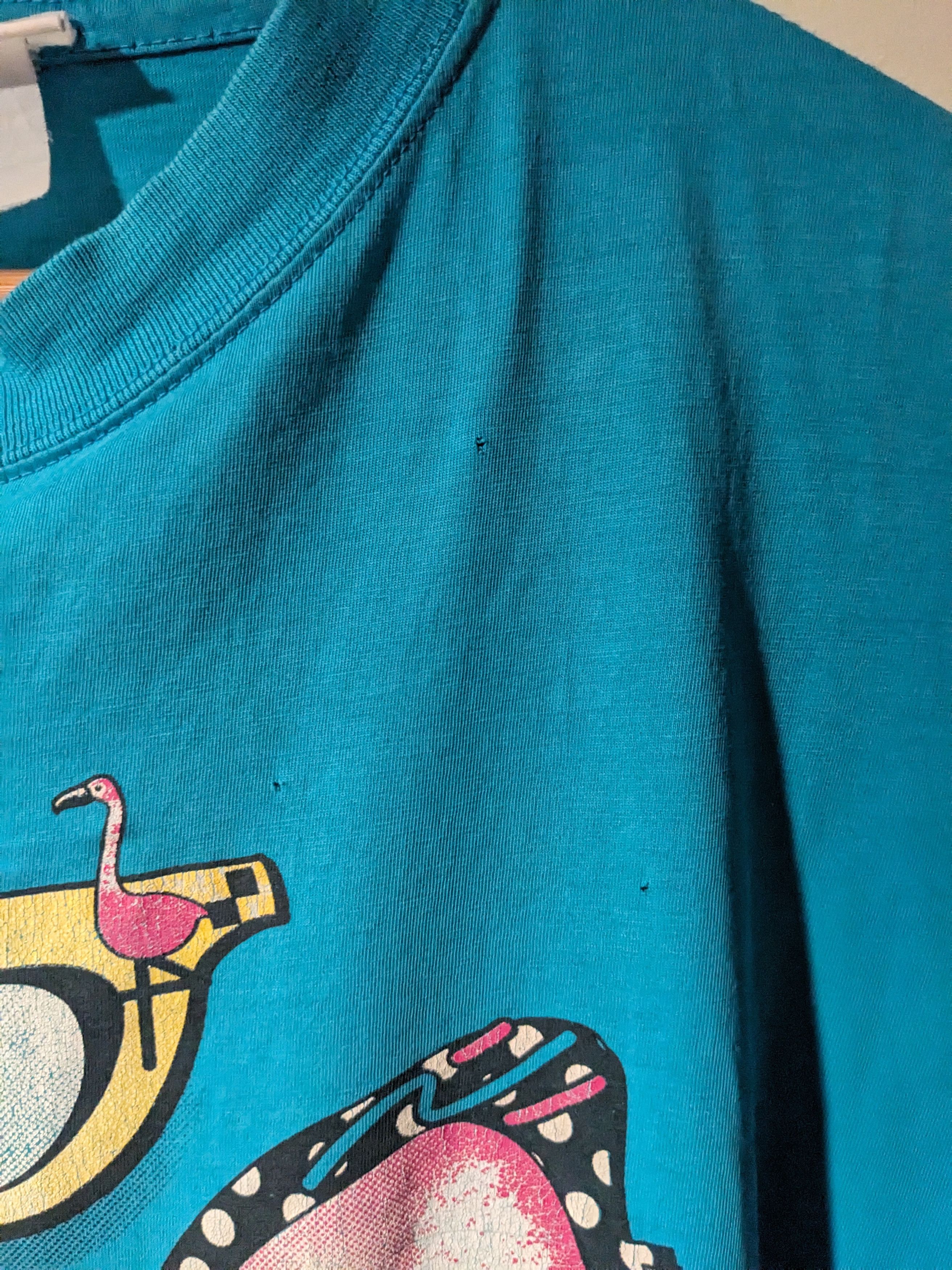 Other Vintage 90s Made in the Shade Sun Glasses Beach T-Shirt Size US XXL / EU 58 / 5 - 4 Thumbnail