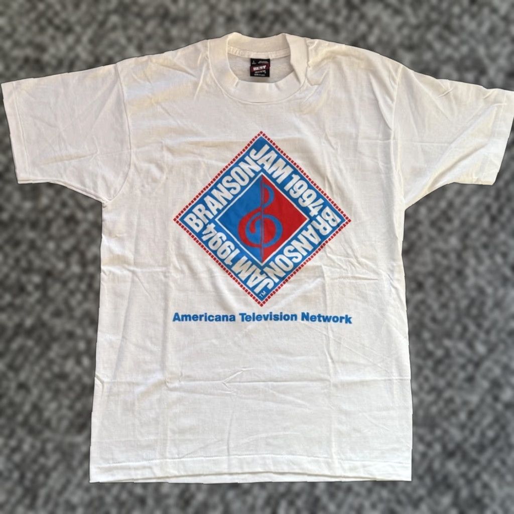Fruit Of The Loom VINTAGE 1994 Branson Jam Country Music Festival T Shirt L Americana Television Nike Size US L / EU 52-54 / 3 - 1 Thumbnail