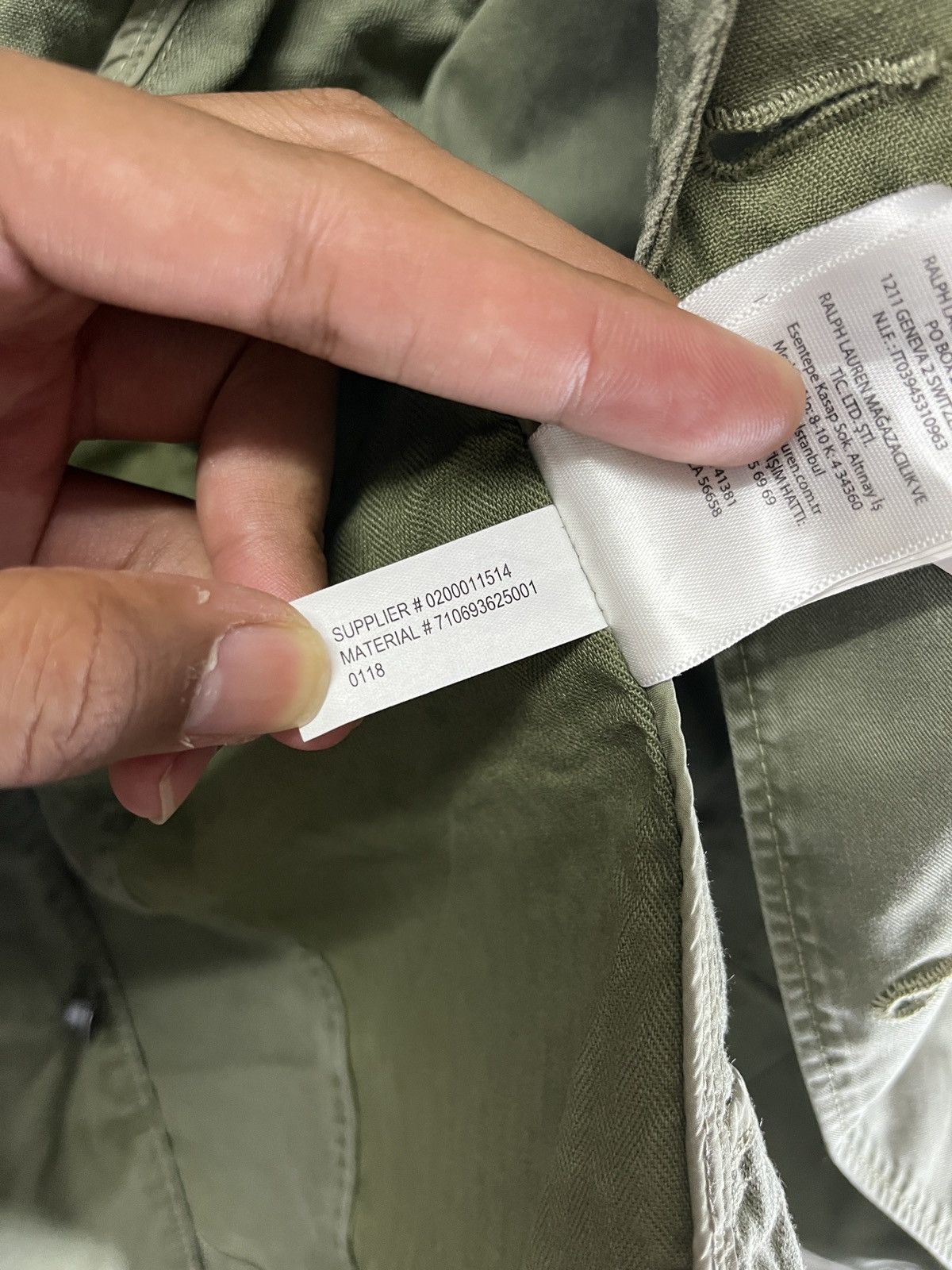 Polo Ralph Lauren Patchwork Green Herringbone Twill Sport Coat Size US M / EU 48-50 / 2 - 14 Thumbnail