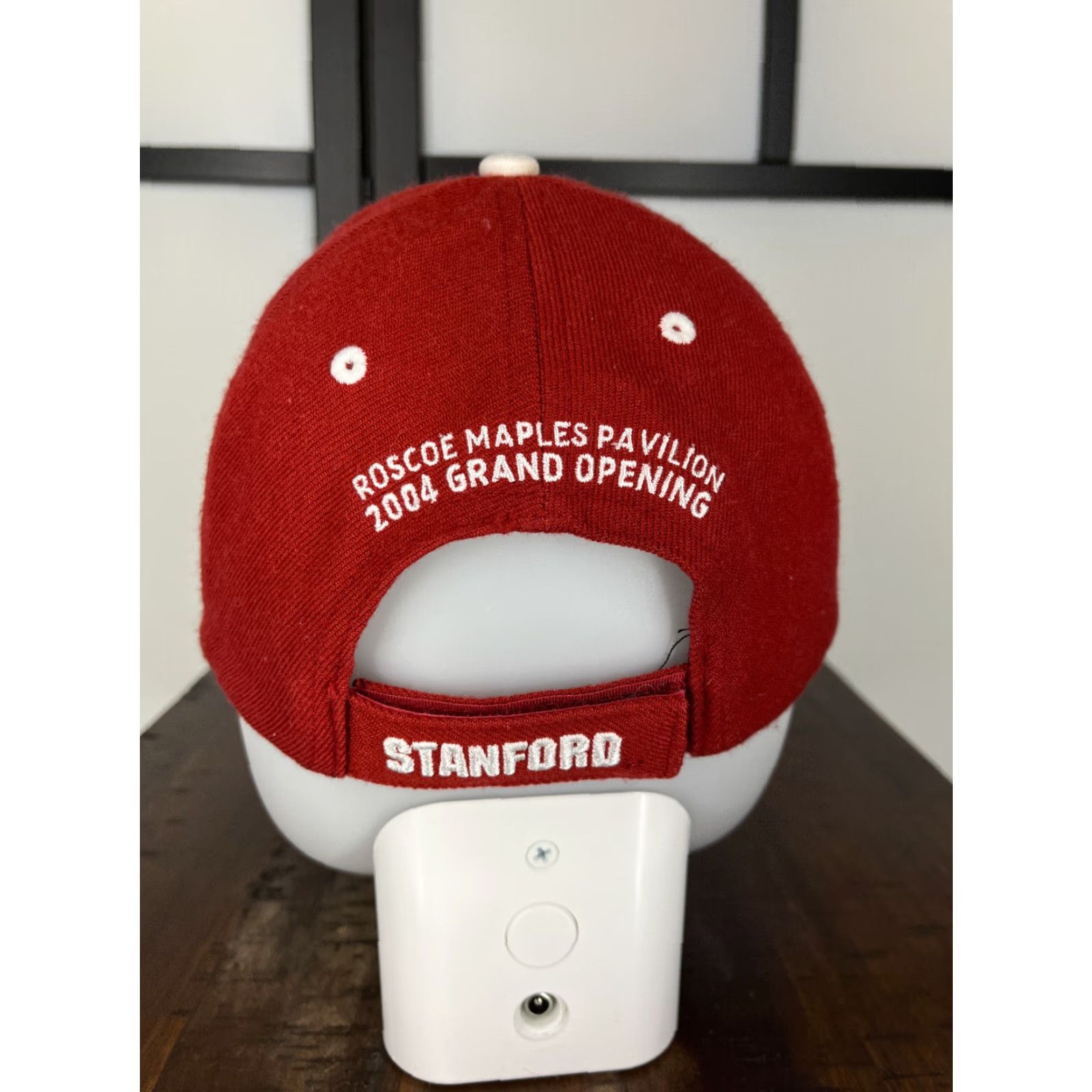 Nike VINTAGE Stanford Hat Cap Strap Back Adult OS Red Nike Baseball Cap Hats Unisex Adults OS Red 2004 Grand Open Roscoe Maples Pavilion Mens Size ONE SIZE - 6 Thumbnail