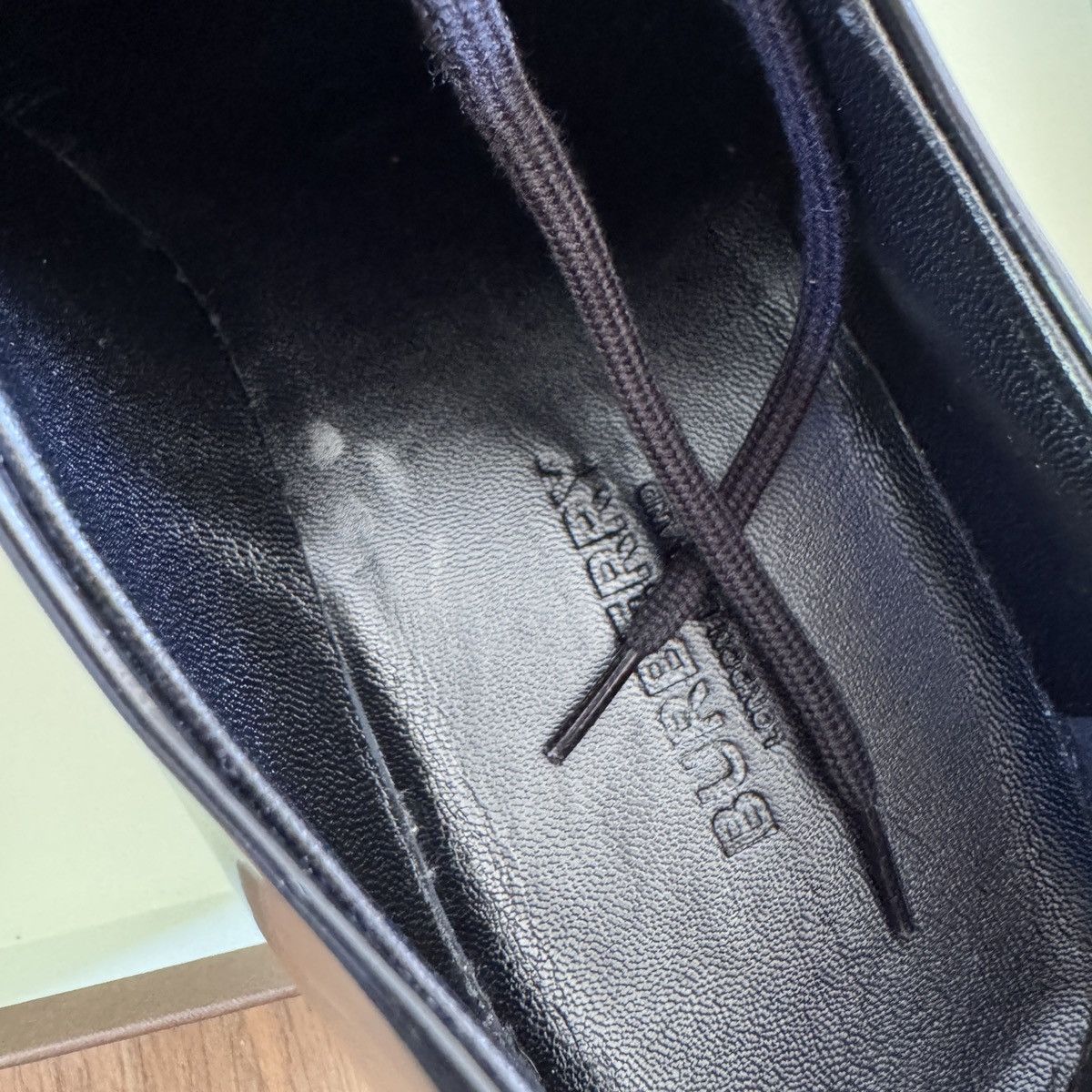 Burberry Burberry Streamdale leather lace-up shoes In Black Size 40 Size US 7 / EU 40 - 6 Thumbnail