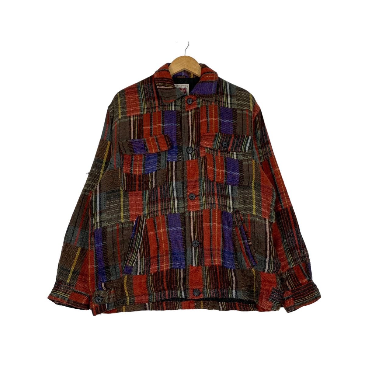 Flannel TASS FINDER Colorway Four Pocket Jacket #1122-C51 Size US M / EU 48-50 / 2 - 1 Thumbnail