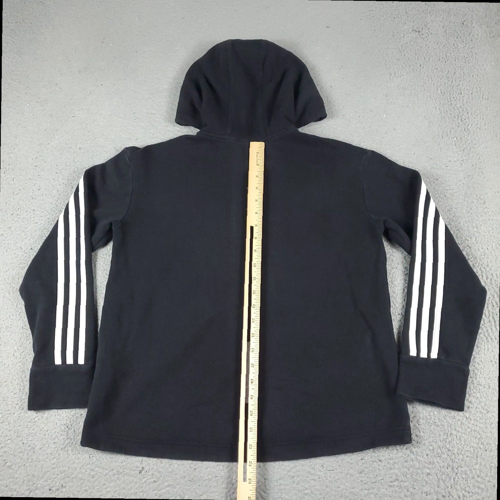 Adidas Adidas Womens Medium Black Pullover Hoodie Sweatshirt Size M / US 6-8 / IT 42-44 - 5 Thumbnail