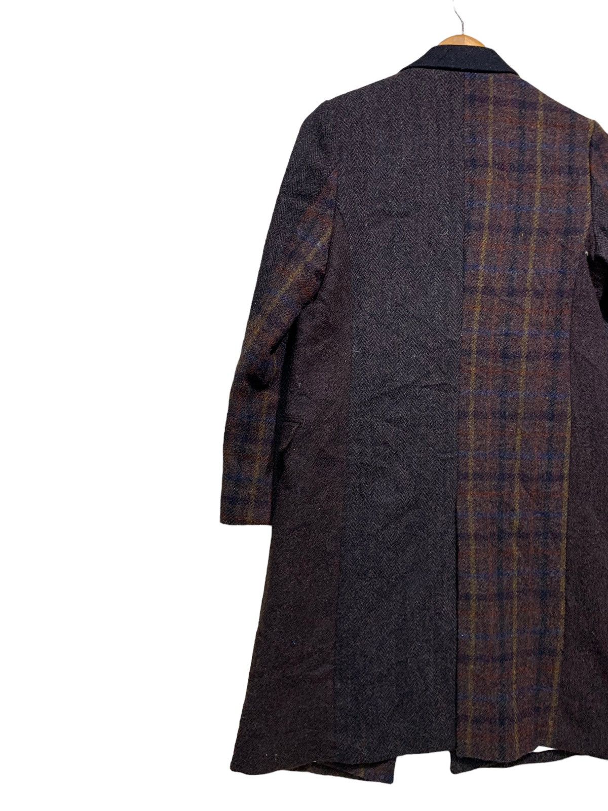 Beauty Beast × Harris Tweed 🔥HARRIS TWEED X BEAUTY YOUTH SPLIT WOOL OVERCOATS Size M / US 6-8 / IT 42-44 - 6 Thumbnail