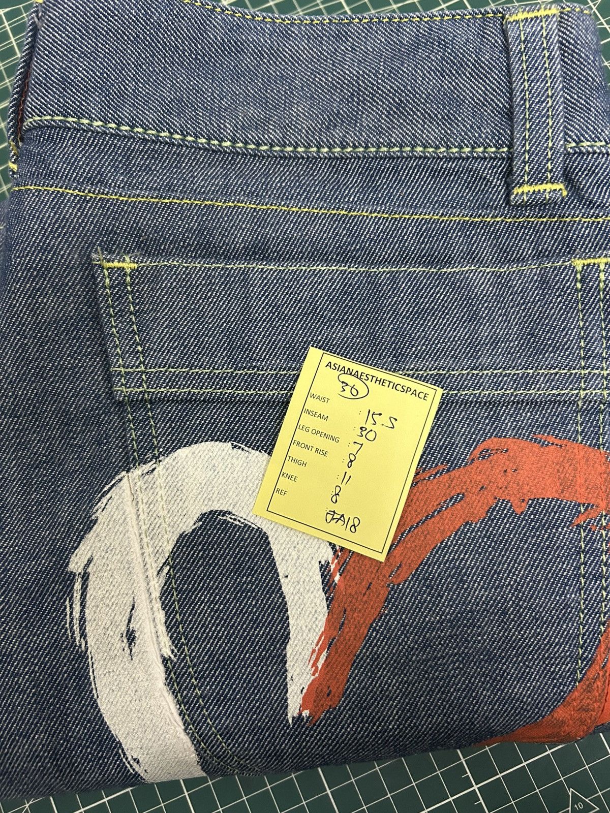 Japanese Brand Exiv Co Japan Twisted Legs Jeans Size US 30 / EU 46 - 10 Thumbnail