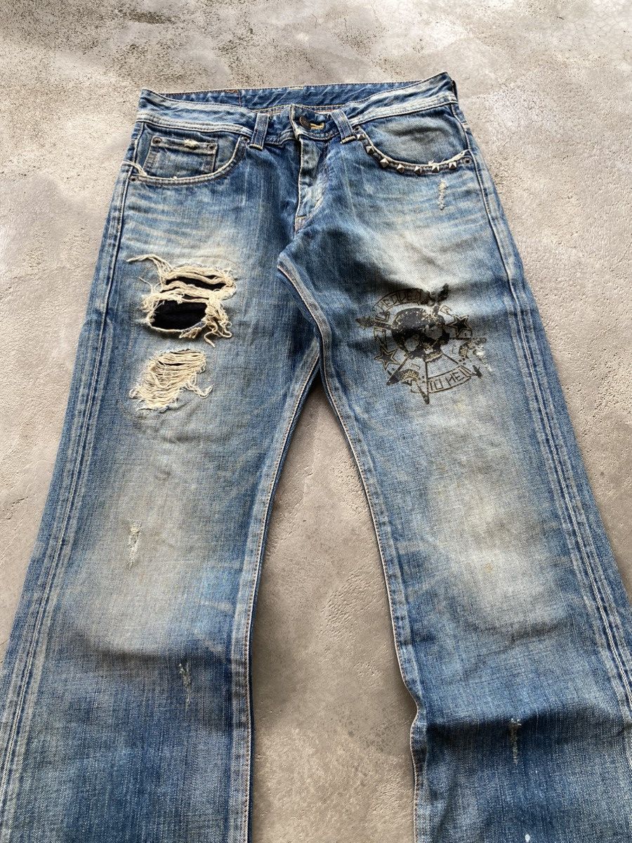 Edwin × If Six Was Nine × Japanese Brand Vintage Edwin Distressed Boot Cut Jeans Size US 30 / EU 46 - 3 Thumbnail
