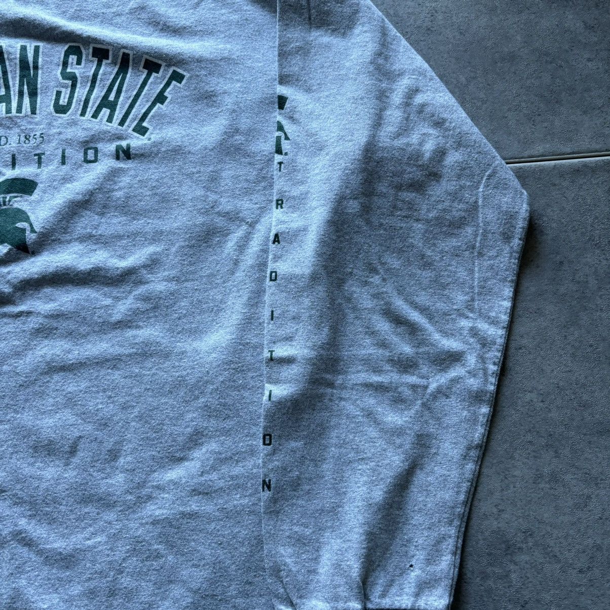 Gildan Vintage gray Michigan state spartans msu long sleeve tshirt Size US XL / EU 56 / 4 - 4 Thumbnail