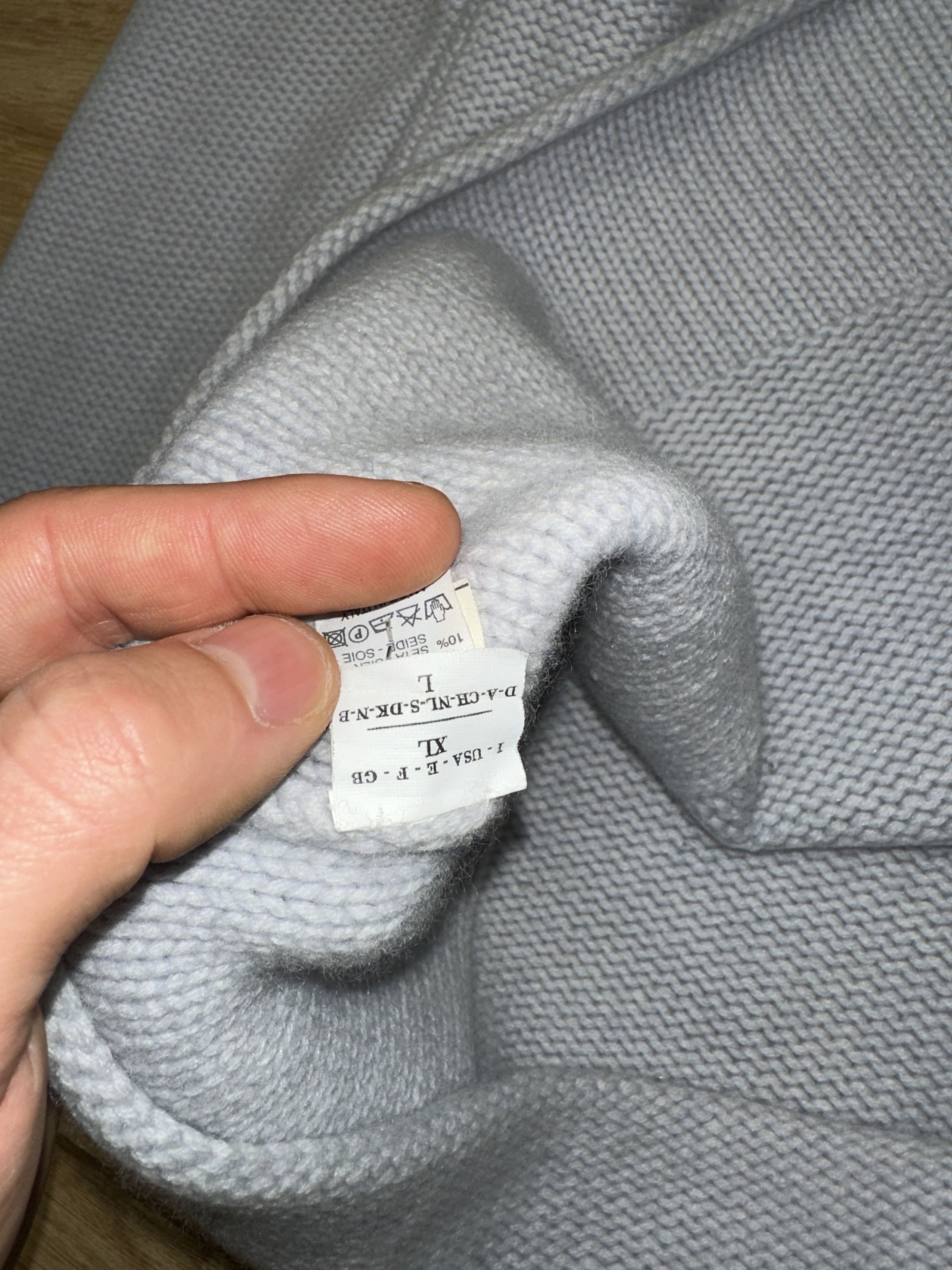 Brunello Cucinelli Brunello Cucinelli XL Sweater Cashmere Silk Textured Knit Size XL / US 12-14 / IT 48-50 - 7 Thumbnail