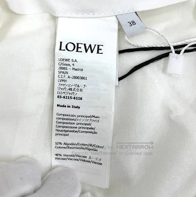 Other Loewe White Cotton Casual Pants for Women . Size 23" - 6 Thumbnail