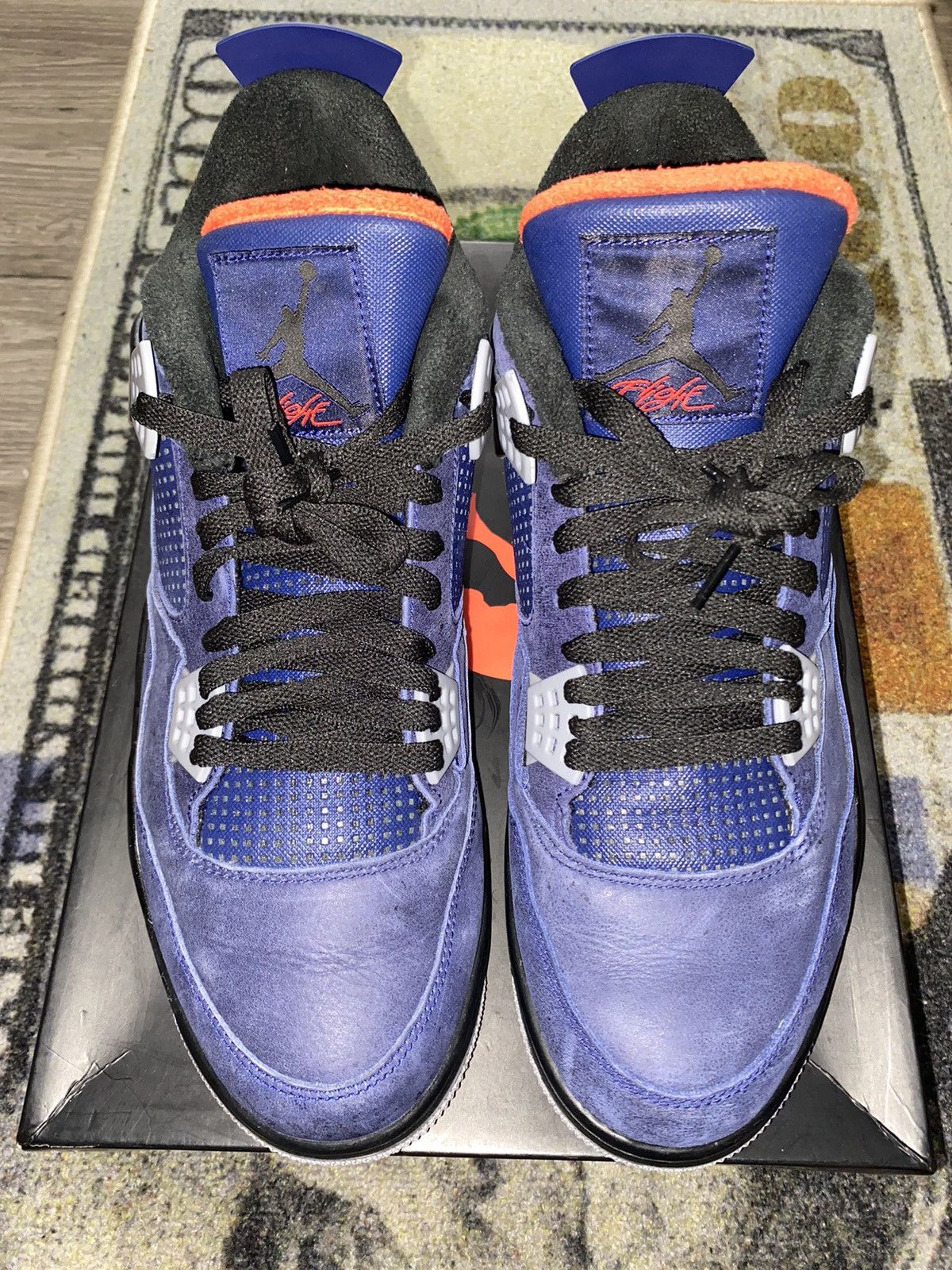 Jordan Brand × Nike Jordan 4 Retro Winterized Royal Blue Size US 13 / EU 46 - 3 Thumbnail