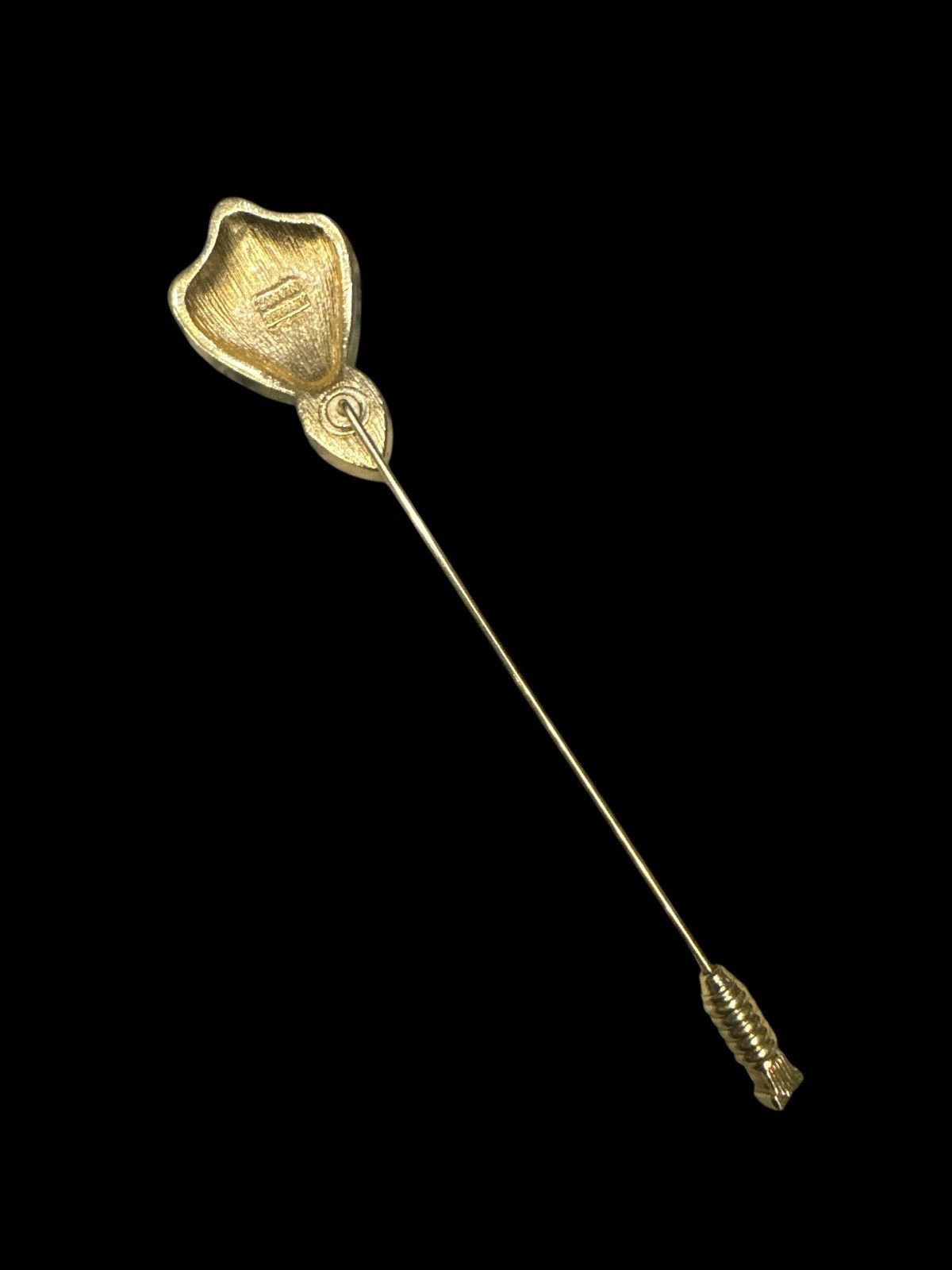 Jewelry × Lanvin × Vintage LANVIN GOLD TONE BROOCH PIN RHINESTONE Size ONE SIZE - 2 Thumbnail