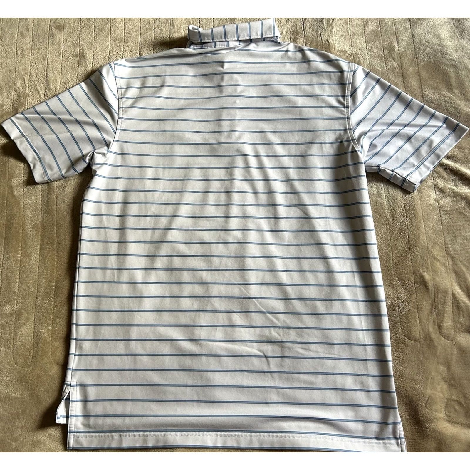 Peter Millar Peter Millar Summer Comfort The Bridges Golf Club Polo M Multicolor Striped Short Sleeve Collared Breathable Shirt Mens Sports Golf Size US M / EU 48-50 / 2 - 2 Thumbnail