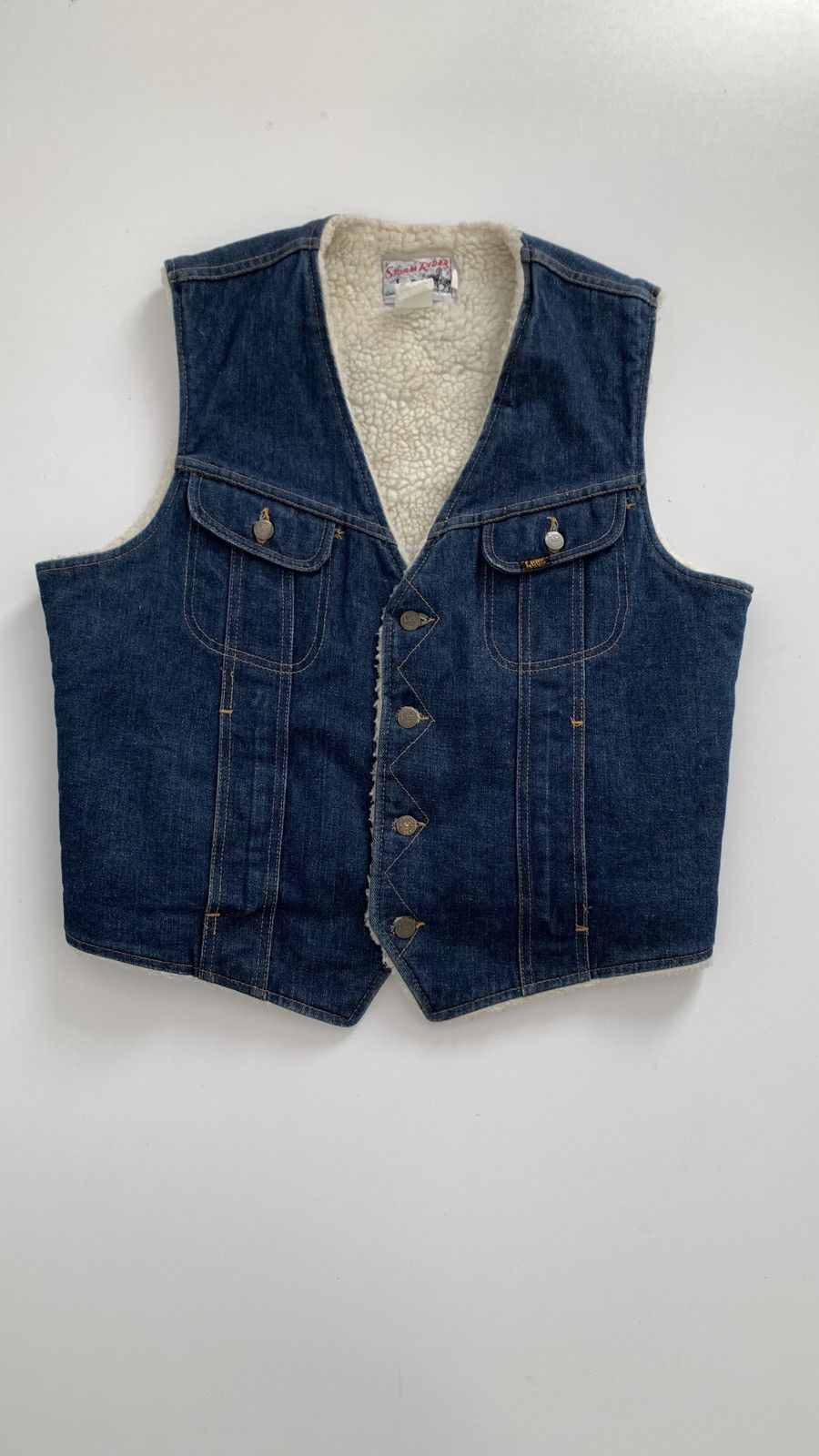 Lee × Vintage Lee Storm Rider Denim Blue Made In USA Size L Size US L / EU 52-54 / 3 - 1 Thumbnail