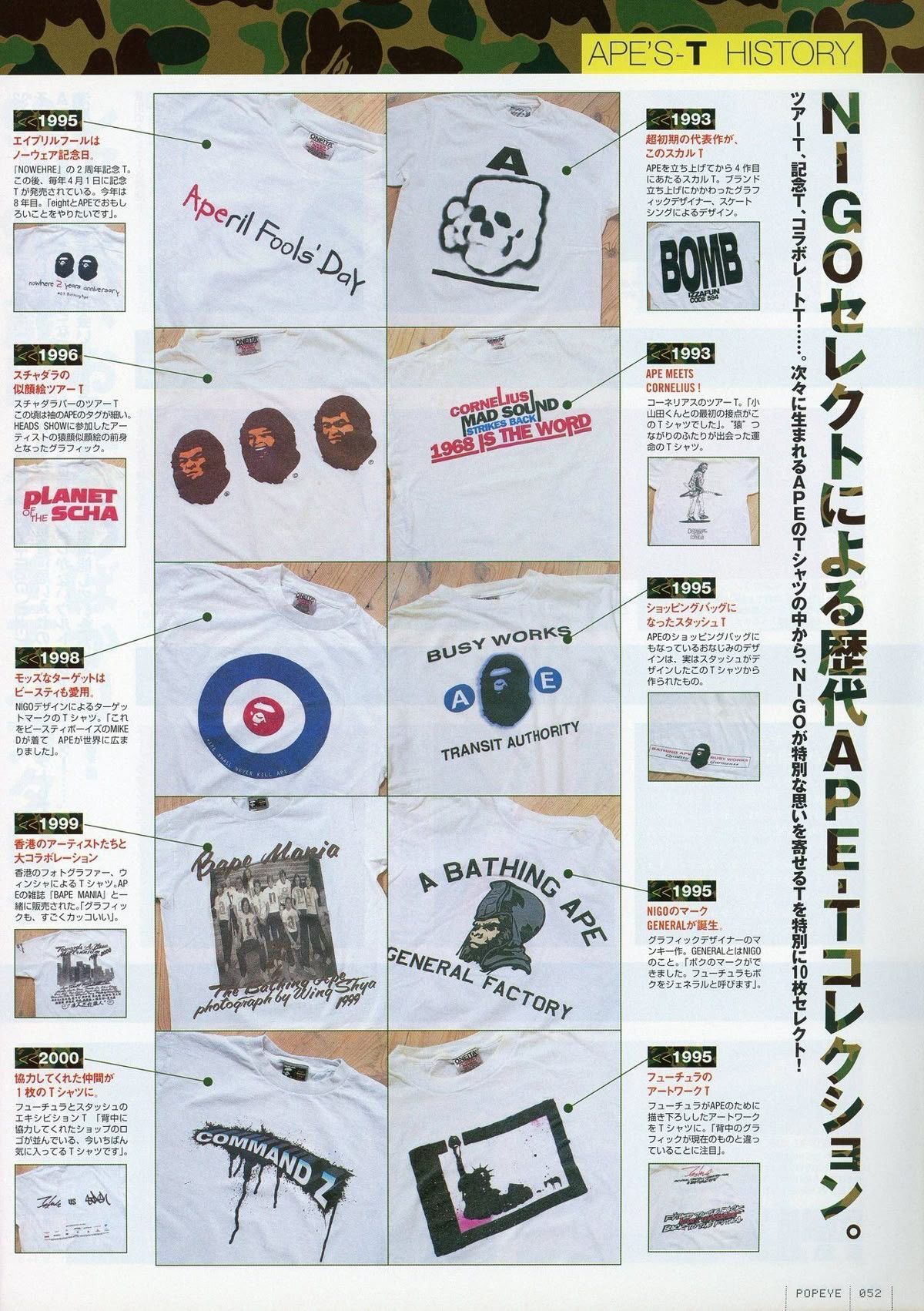 Bape Vtg BAPE Bape Mania Tee – 1999 Wing Shya Photo – OG Nigo Era Size US M / EU 48-50 / 2 - 3 Thumbnail