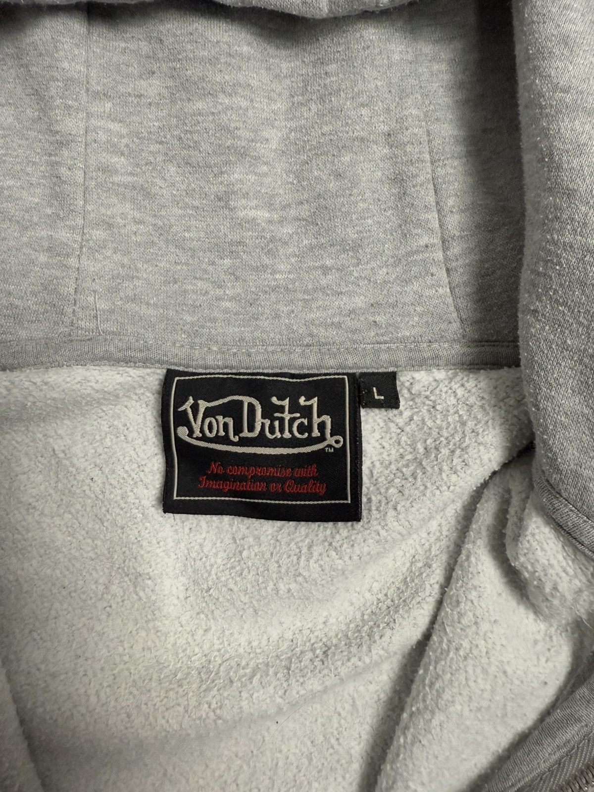 Von Dutch Vintage Y2K Von Dutch Zip Hoodie Size US L / EU 52-54 / 3 - 9 Thumbnail