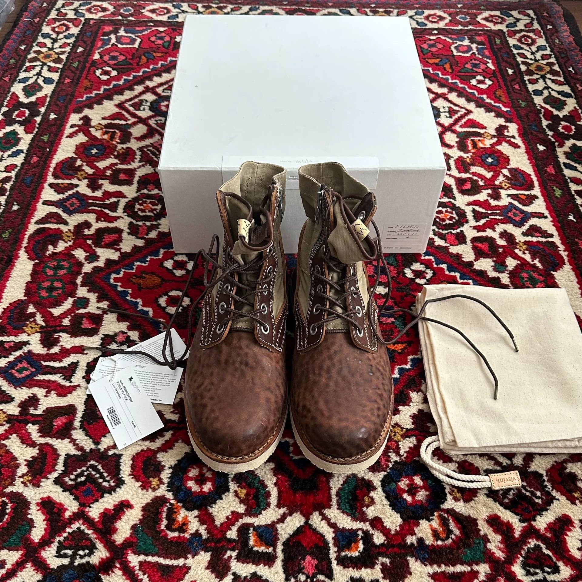 Visvim visvim 22aw 7-eyelet cracked leather boots US8 Size US 8 / EU 41 - 1 Thumbnail