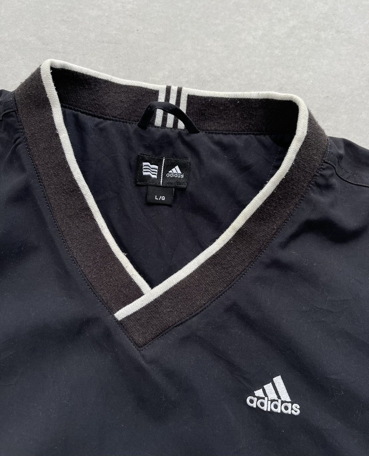 Adidas 🔥Vintage 90's Adidas Men's V-neck Vest Size US L / EU 52-54 / 3 - 4 Thumbnail