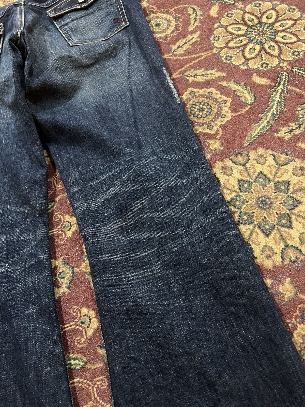 💥Flare💥Burberry Black Label Distressed Flare Jean