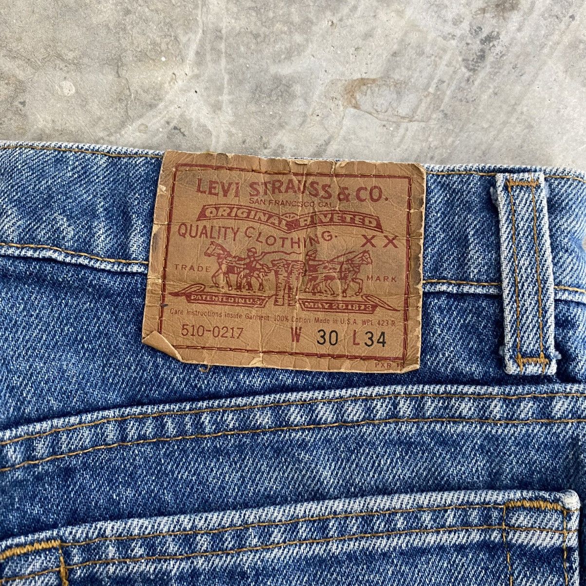 Insane Faded! Vintage 90’s Levis 510 Faded Blue Jeans USA