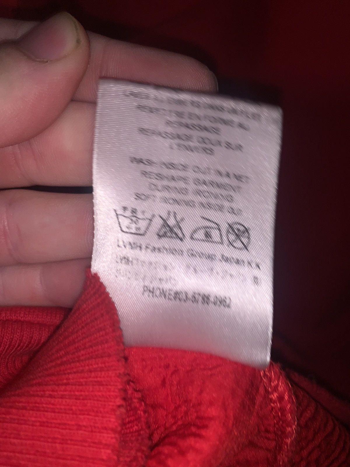 Givenchy GIVENCHY Distressed Mens Logo Crewneck Sweater Red Size US L / EU 52-54 / 3 - 15 Thumbnail