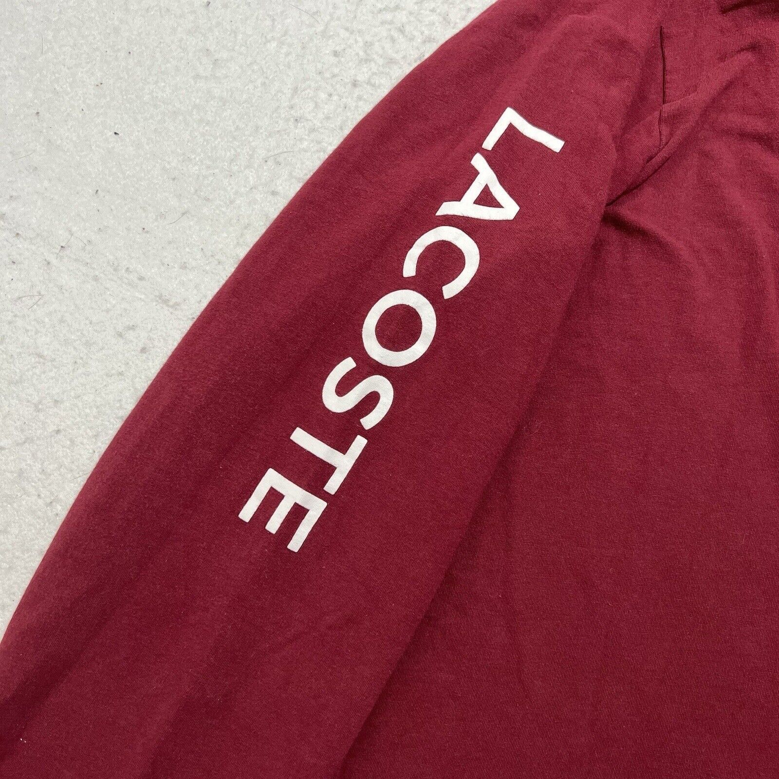 Lacoste Lacoste Sleepwear XL Crewneck Sweatshirt Maroon Loungewear Size US XL / EU 56 / 4 - 5 Thumbnail