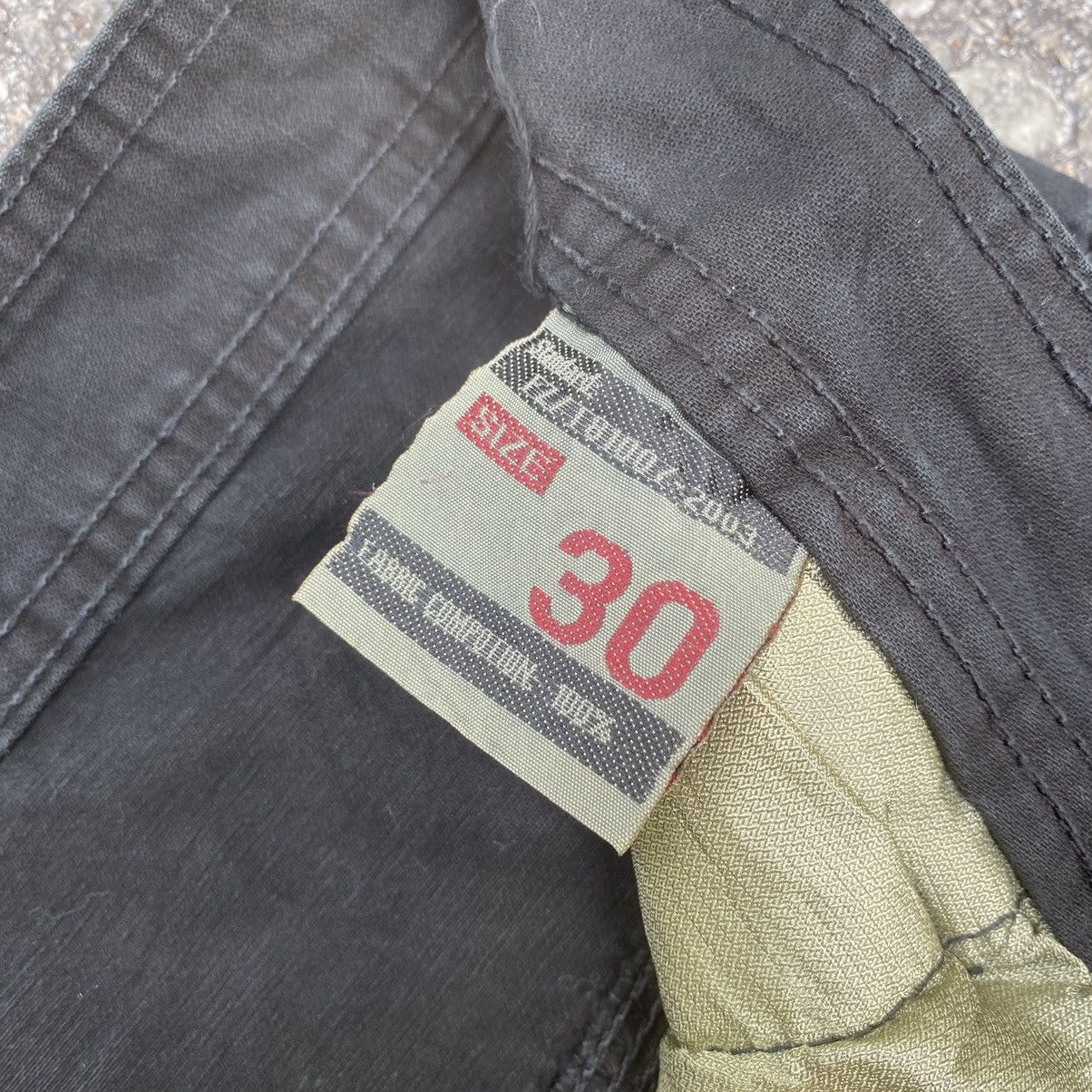 Japanese Brand Cargo Bondage Pants Multipocket Black Punk Grunge Size US 29 - 5 Thumbnail