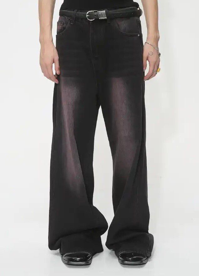 image of Trend Men Baggy Jeans in Grey (Size 28)