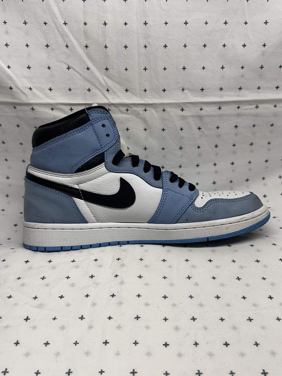 Nike University Blue Air Jordan 1 Retro High *used Size US 9 / EU 42 - 15 Thumbnail