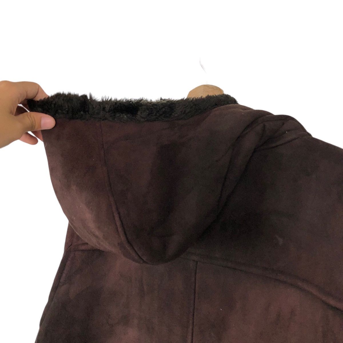 Japanese Brand VINTAGE LONG JACKET MOLESKIN PPFM JAPAN PUNK ISSEY MIYAKE Size US M / EU 48-50 / 2 - 8 Thumbnail