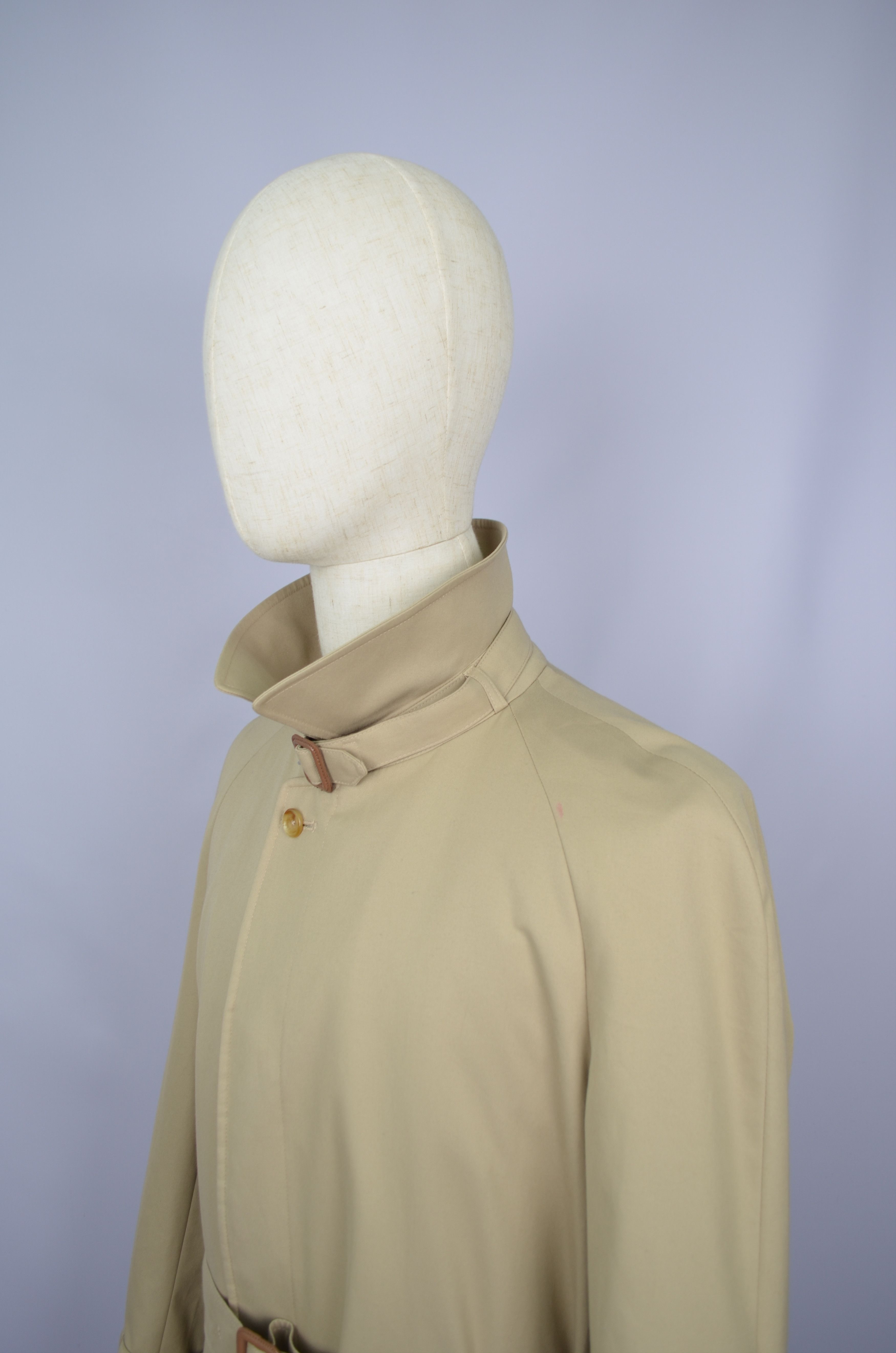 Aquascutum × Vintage Aquascutum London Trench Coat Aqua 5 Vintage Sz 38 S/M Size US M / EU 48-50 / 2 - 12 Thumbnail