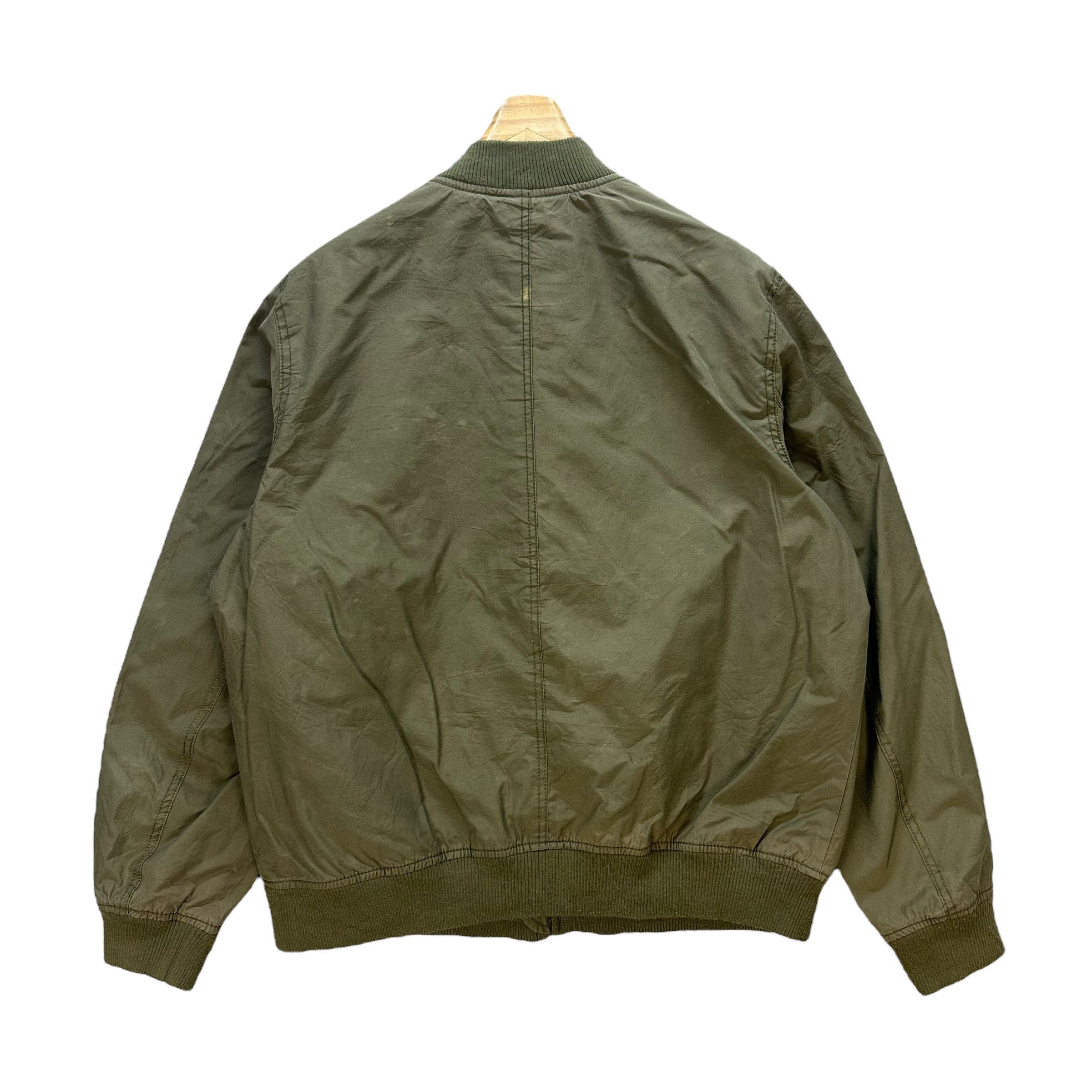 Gap Gap Olive Green Bomber Jacket #A2-0039 Size US L / EU 52-54 / 3 - 11 Thumbnail