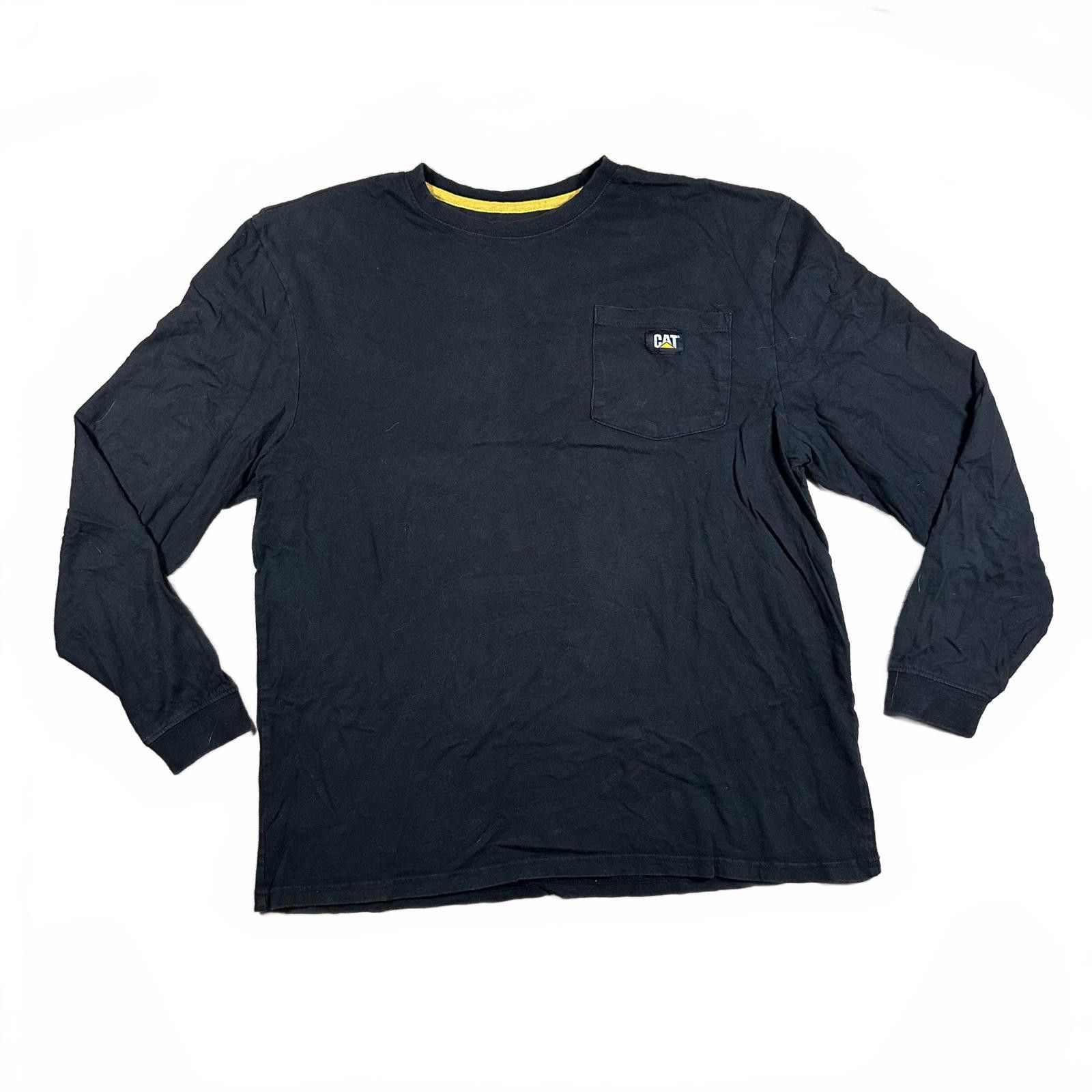 Caterpillar CAT Menswear Long Sleeve T-shirt Size L Black Size US L / EU 52-54 / 3 - 1 Thumbnail