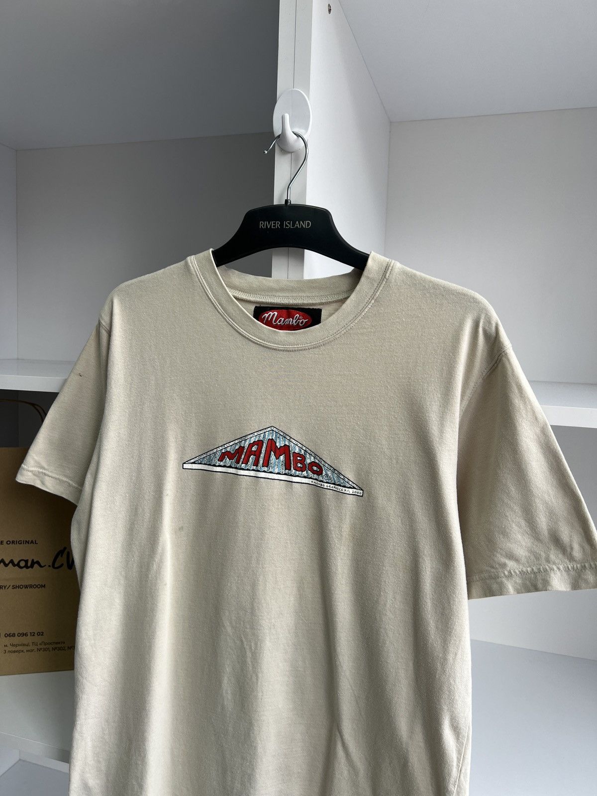 Mambo × Vintage Vintage Mambo Big Print Logo Streetwear Tee Size US M / EU 48-50 / 2 - 7 Thumbnail