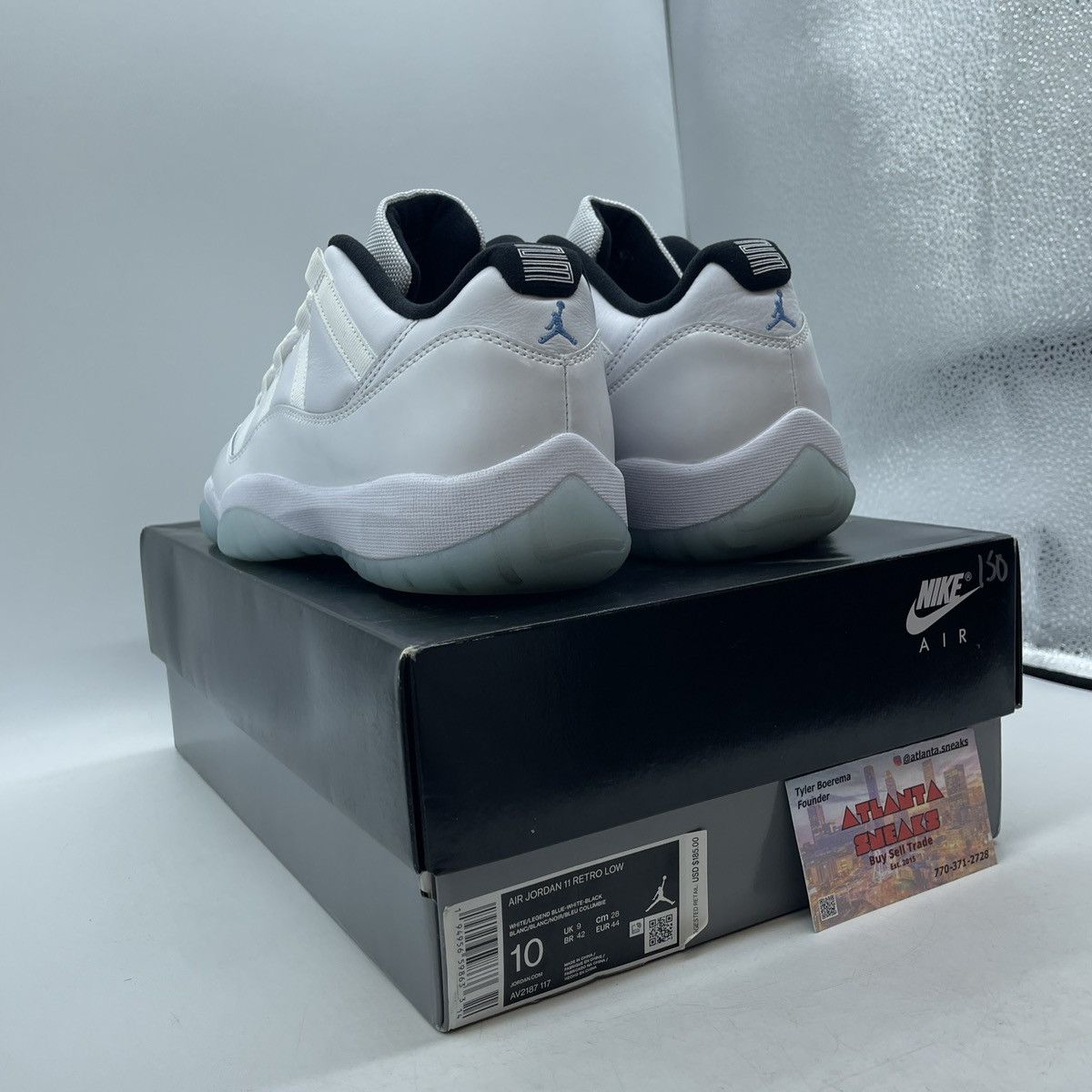 Jordan Brand Air jordan 11 low legend blue Size US 10 / EU 43 - 4 Thumbnail