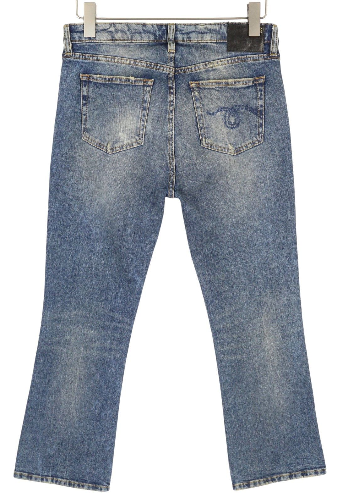 KICK FIT 29 Kelly Stretch Washed Faded Ankle Cropped 86334