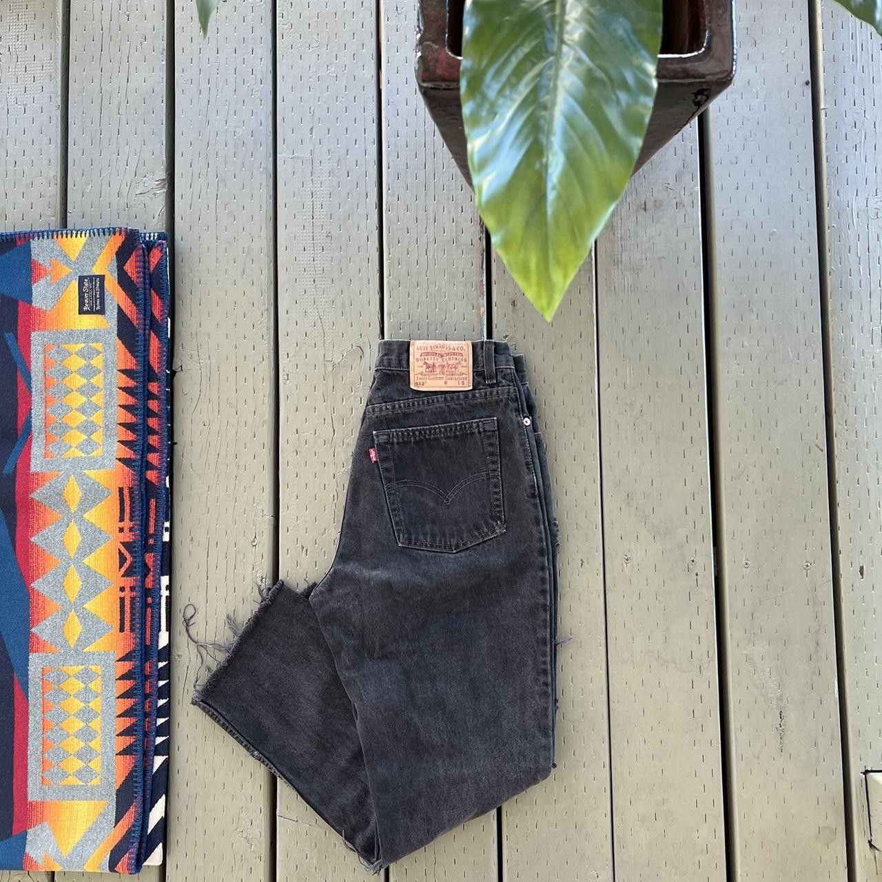 Levi's × Vintage Vintage 90s Levis 512 Black Jeans Size US 30 / EU 46 - 1 Thumbnail