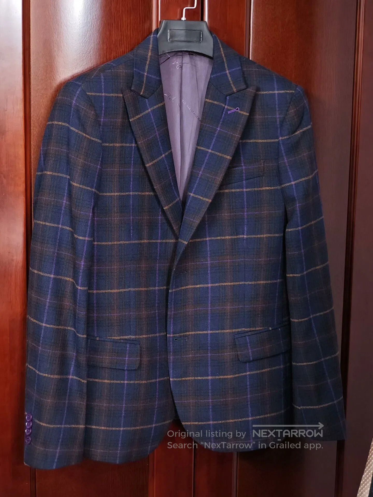 Italian Wool Casual Blazer by Alessandrini.