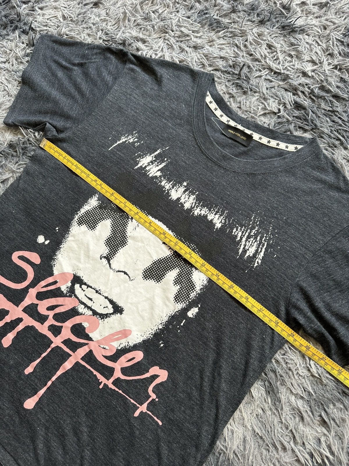 Hysteric Glamour Rare World Wide Love " Slacker " tee Size US M / EU 48-50 / 2 - 10 Thumbnail