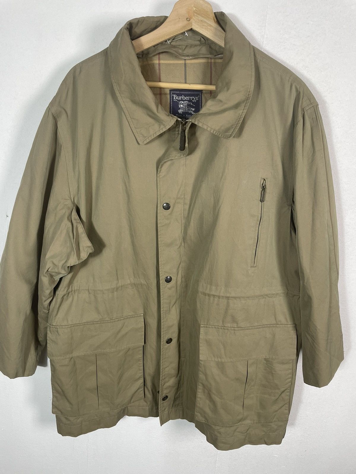 Burberry × Vintage Vintage Burberry Special Made Jackets Size US XL / EU 56 / 4 - 1 Thumbnail