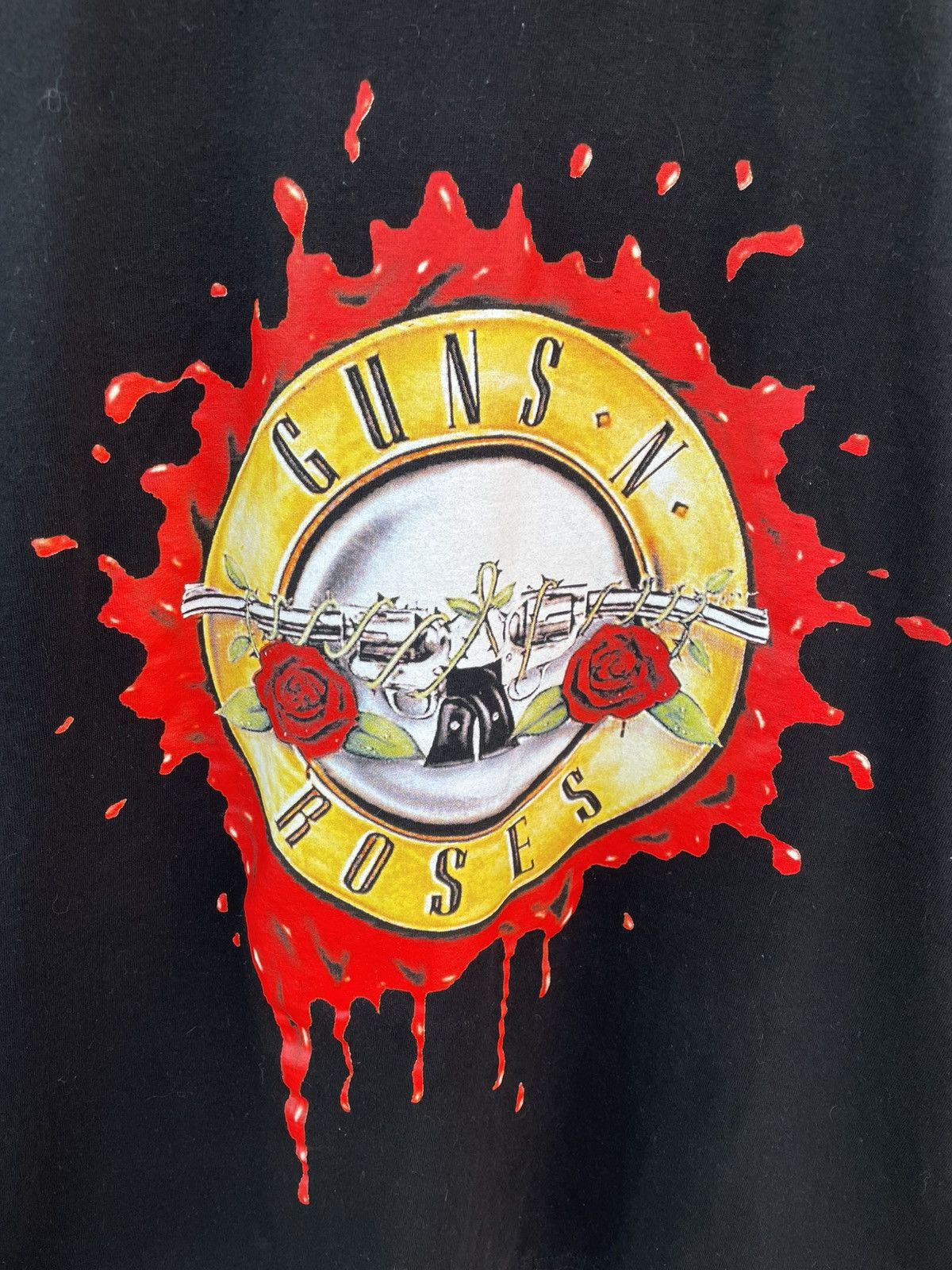 Other Vintage 90s Guns & Roses Band Bootleg XL Black T-shirt Size US XL / EU 56 / 4 - 2 Thumbnail