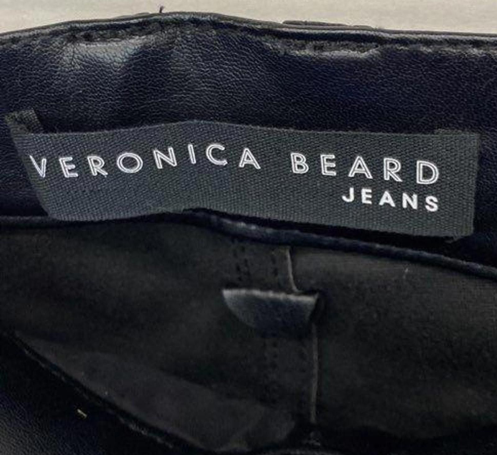 Veronica Beard VERONICA BEARD Beverly High Rise Faux Leather Flare Pants Size 28" / US 6 / IT 42 - 6 Thumbnail