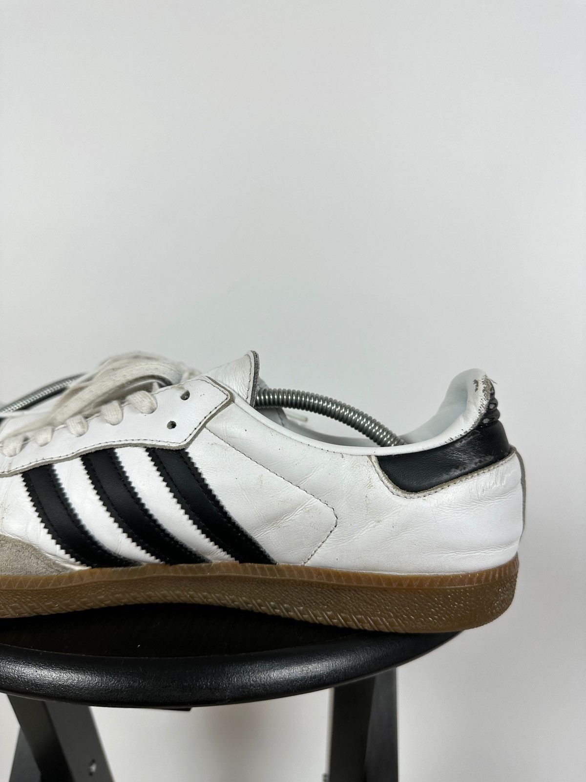 Adidas Vintage Adidas Samba Leather Low Top Sneakers Size US 13 / EU 46 - 18 Thumbnail